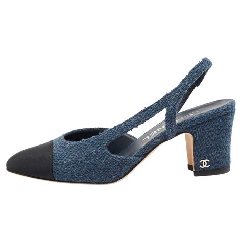 chanel sandal tweed|Chanel slingback price euro.